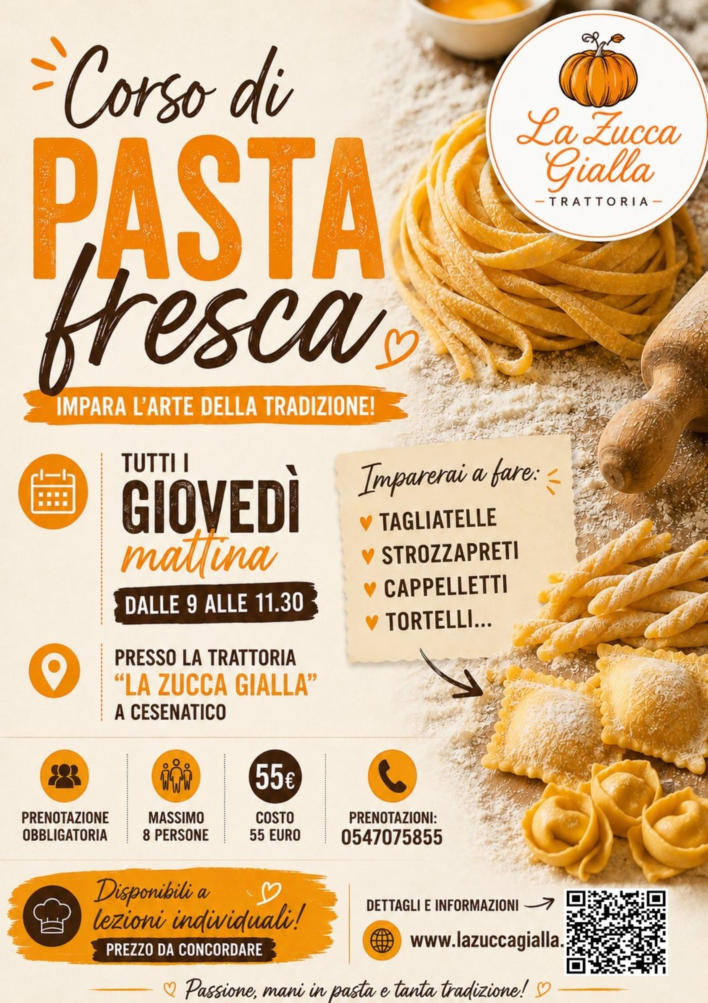 Locandina Corso di Pasta Fresca